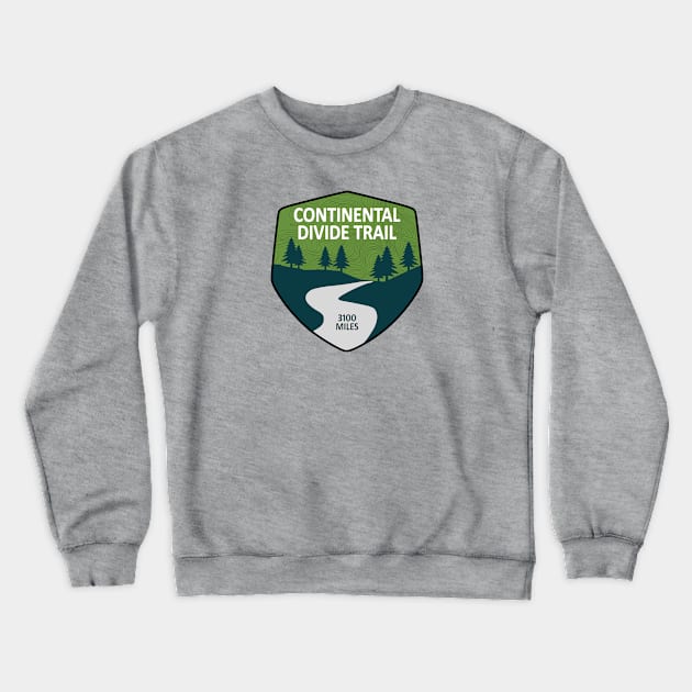 Continental Divide Trail Crewneck Sweatshirt by esskay1000